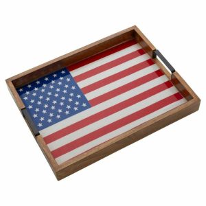 American Flag Lazy Susan Serve Tray  |  Lazy Susans Lazy Susans Lazy Susans