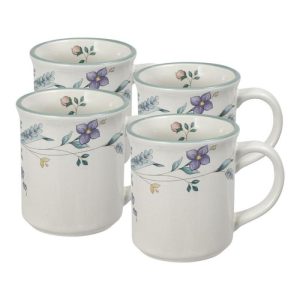 April Set Of 4 Mugs  |  Coffee Mugs Coffee Mugs Coffee Mugs