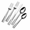 Arabesque Frost 42 Piece Flatware Set With Caddy, Service For 8  |  Flatware Service For 8 Flatware Sets Flatware Service For 8