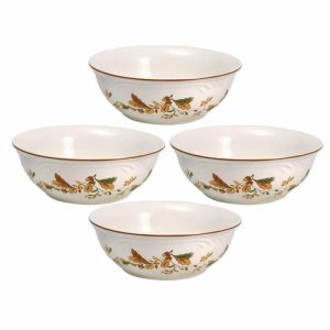 Autumn Berry Set Of 4 Soup Cereal Bowls  |  Soup And Cereal Bowls Bowls Soup And Cereal Bowls