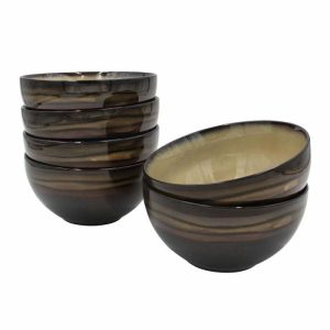 Aztec Set Of 6 Soup Cereal Bowls  |  Soup And Cereal Bowls Bowls Soup And Cereal Bowls