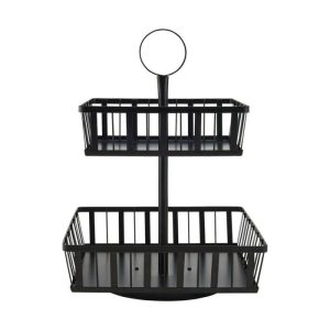 Band And Stripe 2 Tier Rotating Fruit Storage Basket  |  Fruit And Storage Baskets Fruit And Storage Baskets Fruit And Storage Baskets