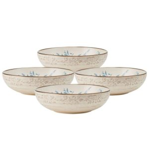 Bella Set Of 4 Pasta Bowls  |  Pasta And Salad Bowls Bowls Pasta And Salad Bowls