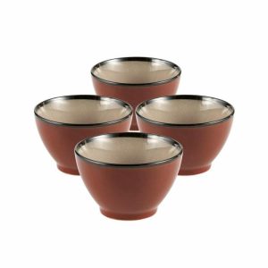 Belmont Red Fruit Bowls, Set Of 4  |  Dessert Bowls Bowls Dessert Bowls