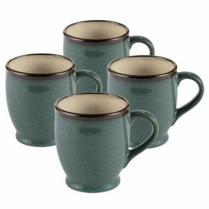 Belmont Set Of 4 Blue Mugs  |  Coffee Mugs Coffee Mugs Coffee Mugs