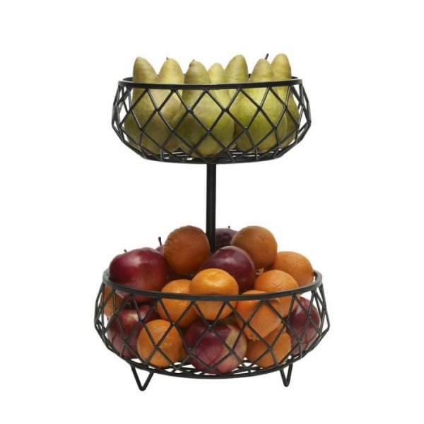 Catalyst 2 Tier Storage Basket  |  Fruit And Storage Baskets Fruit And Storage Baskets Fruit And Storage Baskets