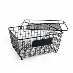 Chalkboard Stacking Storage Basket With Lid  |  Pet Home Accessories Pet