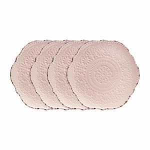 Chateau Pink Set Of 4 Salad Plates  |  Salad Plates Plates Salad Plates