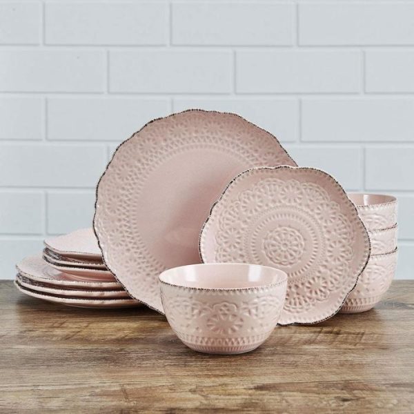 Chateau Pink Set Of 4 Salad Plates  |  Salad Plates Plates Salad Plates