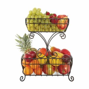 Countryside 2 Tier Fruit Storage Basket  |  Fruit And Storage Baskets Fruit And Storage Baskets Fruit And Storage Baskets