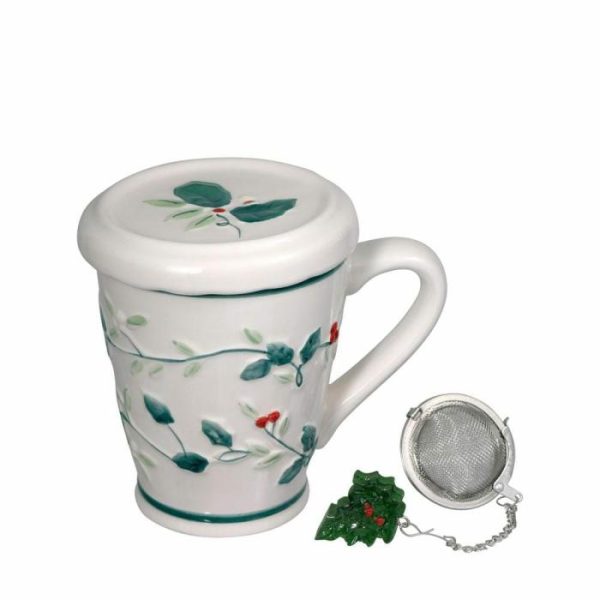 Covered Mug With Tea Infuser  |  Mugs Coffee Mugs Coffee Mugs