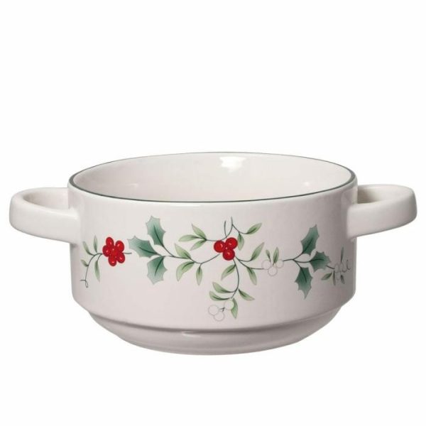 Double Handled Soup Bowl  |  Soup And Cereal Bowls Bowls Soup And Cereal Bowls