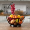 Farmers Market Fruit Basket With Banana Hanger  |  Fruit And Storage Baskets Fruit And Storage Baskets Fruit And Storage Baskets