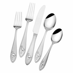 Flamingo 20 Piece Flatware Set, Service For 4  |  Flatware Service For 4 Flatware Service For 4 Flatware Service For 4