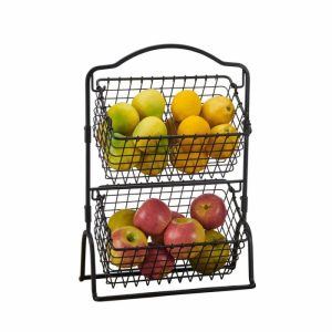 Grid 2 Tier Storage Basket  |  Pet Home Accessories Pet