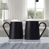 Hammered Black Set Of 2 Beer Mugs  |  Coffee Mugs Coffee Mugs Coffee Mugs