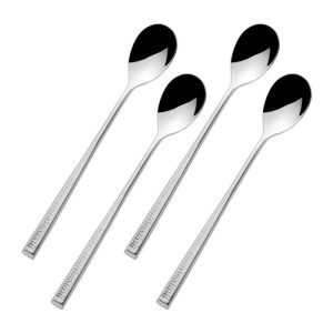 Mea Set Of 4 Iced Beverage Spoons  |  Serving Pieces Serving Pieces Serving Pieces