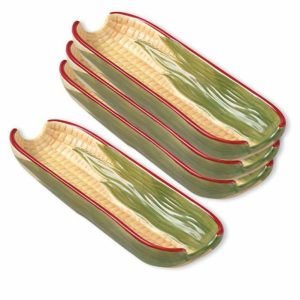 Napoli Set Of 4 Corn Dishes  |  Corn Dishes Accessories Corn Dishes