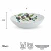 Olives Set Of 4 Pasta Bowls  |  Pasta And Salad Bowls Bowls Pasta And Salad Bowls