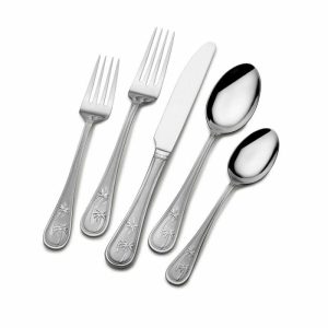 Palm Breeze 20 Piece Flatware Set, Service For 4  |  Flatware Service For 4 Flatware Service For 4 Flatware Service For 4