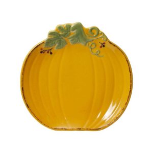 Plymouth Pumpkin Plate  |  Appetizer Plates Appetizer Plates Appetizer Plates