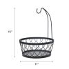 Rustic Farmstand Fruit Storage Basket With Banana Hook  |  Fruit And Storage Baskets Fruit And Storage Baskets Fruit And Storage Baskets