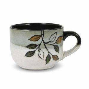 Rustic Leaves Jumbo Soup Mug  |  Soup And Cereal Bowls Bowls Soup And Cereal Bowls