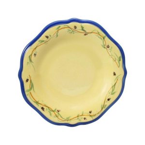 Salad Plate With Blue Band  |  Salad Plates Plates Salad Plates