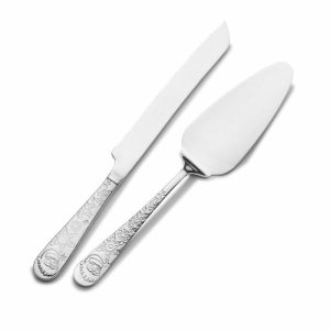 Santa 2 Piece Dessert Set  |  Cake Knife And Pie Server Cake Knife And Pie Server Cake Knife And Pie Server