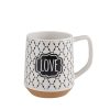 Sentiment Lattice Set Of 6 Mugs, Assorted  |  Mugs Coffee Mugs Coffee Mugs