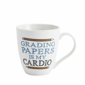 Sentiment Mugs Grading Papers Is My Cardio Mug  |  Mugs Coffee Mugs Coffee Mugs