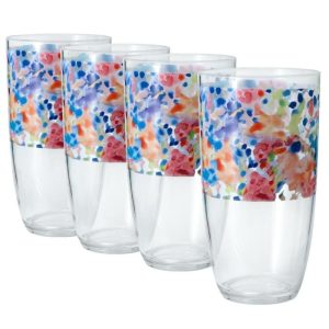 Set Of 4 Acrylic Tumblers  |  Cooler Tumblers And Stemware Cooler