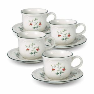 Set Of 4 Cups And Saucers  |  Tea Cups And Saucers Coffee Mugs & Tea Cups Tea Cups And Saucers