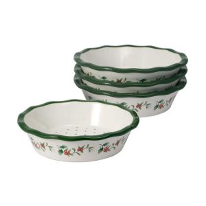 Set Of 4 Mini Pie Plates  |  Bakeware Accessories Bakeware