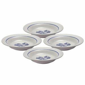 Set Of 4 Rim Soup Bowls  |  Soup And Cereal Bowls Bowls Soup And Cereal Bowls