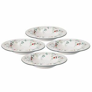 Set Of 4 Rim Soup Bowls  |  Soup And Cereal Bowls Bowls Soup And Cereal Bowls