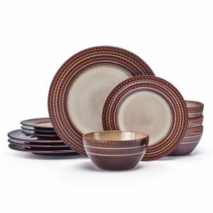 Skylar 12 Piece Dinnerware Set, Service For 4  |  Dinnerware Service For 4 Dinnerware Service For 4 Dinnerware Service For 4