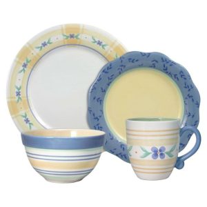 Summer Breeze Dinnerware Set  |  Dinnerware Service For 12 Dinnerware Service For 12