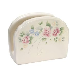 Tea Rose Napkin Holder  |  Napkin Holders Countertop Napkin Holders