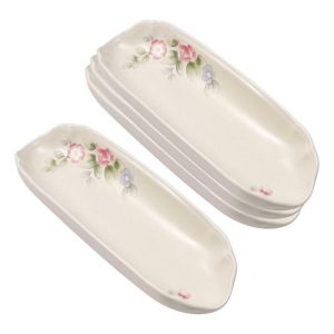 Tea Rose Set Of 4 Corn Dishes  |  Corn Dishes Accessories Corn Dishes