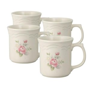 Tea Rose Set Of 4 Mugs  |  Coffee Mugs Coffee Mugs Coffee Mugs