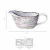 Trellis White Gravy Boat  |  Gravy Server Accessories Gravy Server