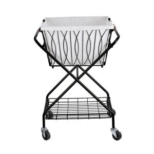 Verona Laundry Cart With Removable Basket  |  Laundry Carts Home Accessories Laundry Carts