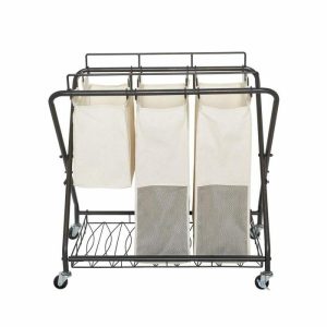 Verona Laundry Hamper And Sorter Cart  |  Laundry Carts Home Accessories Laundry Carts