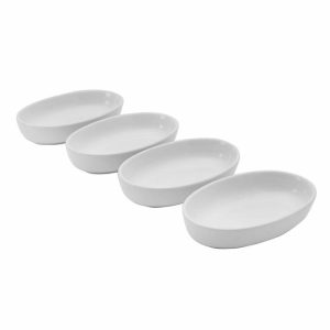 Burrito Set Of 4 Small Oval Bowls  |  Dessert Bowls Bowls Dessert Bowls