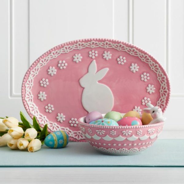 Easter Bunny Oval Platter  |  Serving Platters Serving Platters Serving Platters